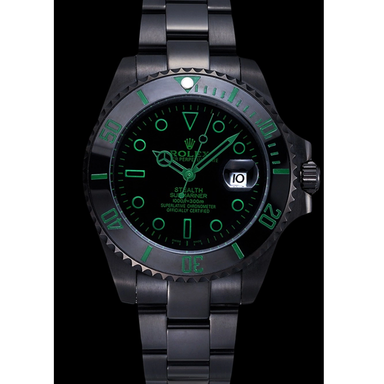 Black Rolex Ceramic Submariner Stealth 622007 0609